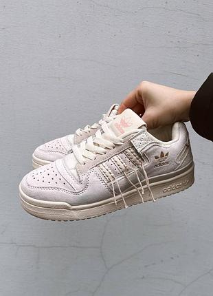 Кроссовки adidas forum 84 low premium grey beige