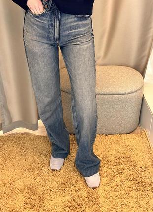 Джинси wide leg zara2 фото