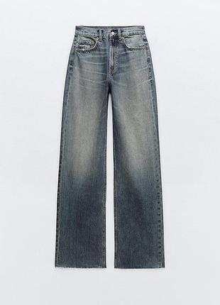 Джинси wide leg zara3 фото