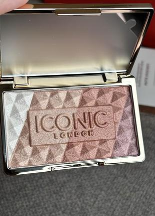 Luscious glow палетка хайлайтеров iconic london шиммеров sephora tilbury dior