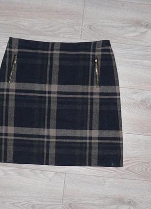 Юбка шерстяная, размер л