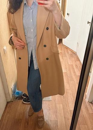 Пальто с 75% шерстью zara9 фото
