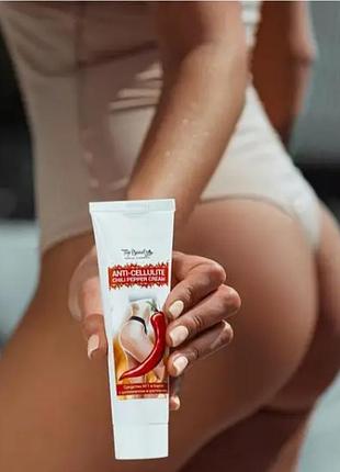 Антицеллюлитный крем для тела с перцем чили top beauty "горижоп" 100 мл