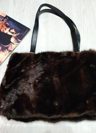 Нереально крута сумка з хутра норки