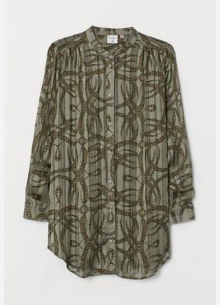 Воздушная шифоновая  рубашка richard allan x h&m /8473/n