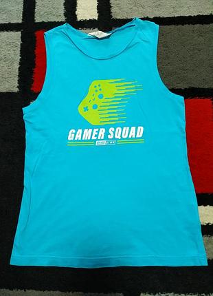 Блакитна,фірмова майка для хлопчика 11-12 р