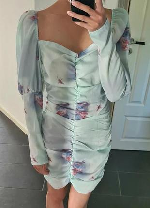 Платье с принтом