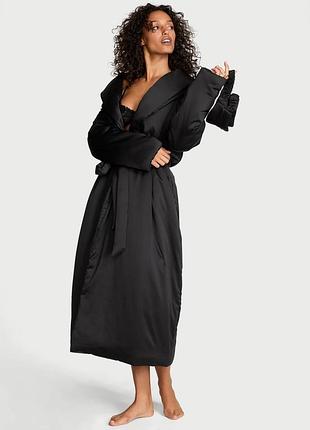Длинный сатиновый халатик victoria's secret