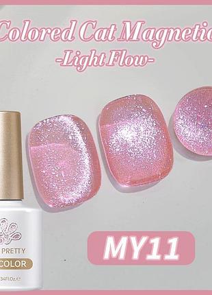 Кришталевий гель лак котяче око для нігтів манікюру база топ праймер фрезер лампа