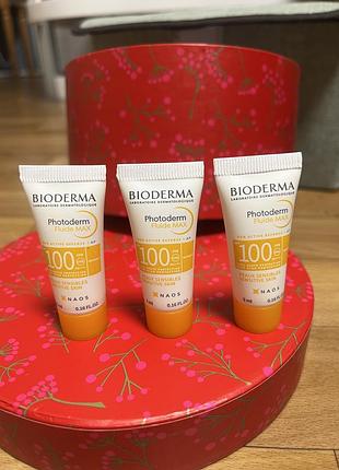 Сонцезахисний флюїд для обличчя bioderma photoderm fluide max spf100+
