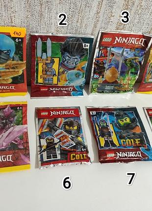 Мини лего фигурки "ниндзяго". ninjago. lego.