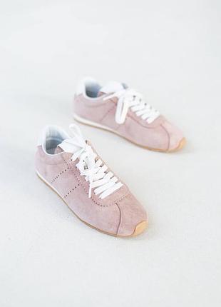 Новинка 2025❤️трендові жіночі кеди з натуральної замші