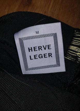 Золотое бандажное платье herve leger3 фото