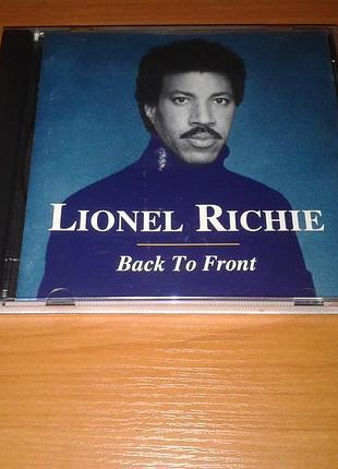 Лайонел ричи lionel richie "back to front" 1992 motown record. cd диск.