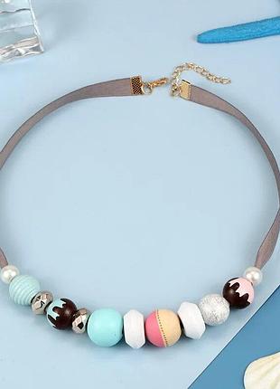 Стильна прикраса дизайнерська намисто3 фото