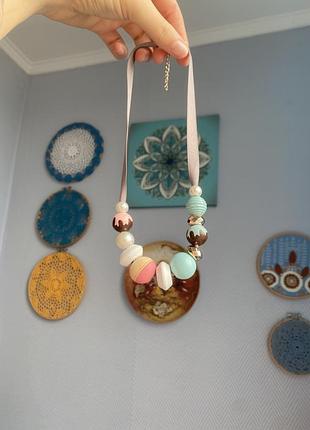 Стильна прикраса дизайнерська намисто7 фото