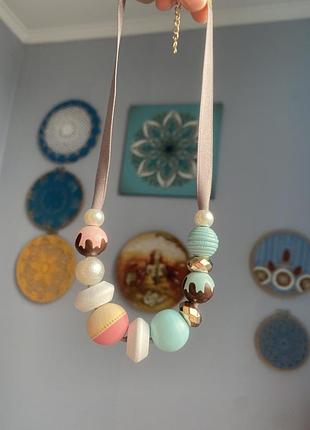 Стильна прикраса дизайнерська намисто9 фото