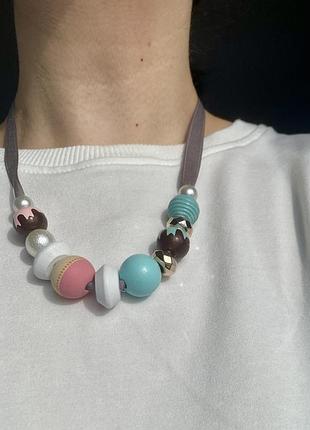 Стильна прикраса дизайнерська намисто10 фото