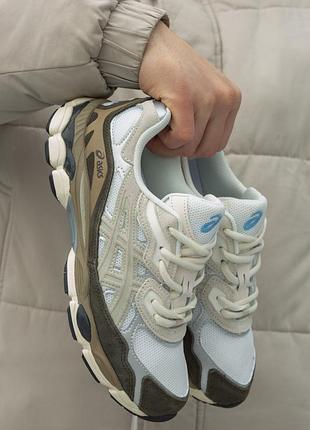 Кросівки asics gel nyc  grey brown
