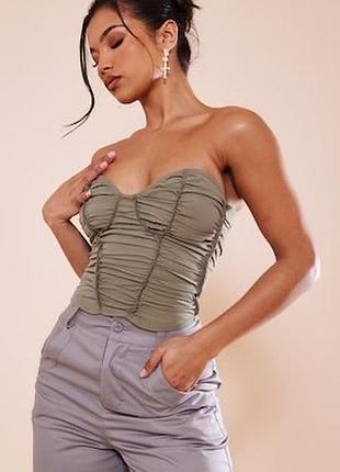 Топ корсетний / топ в корсетному стилі prettylittlething