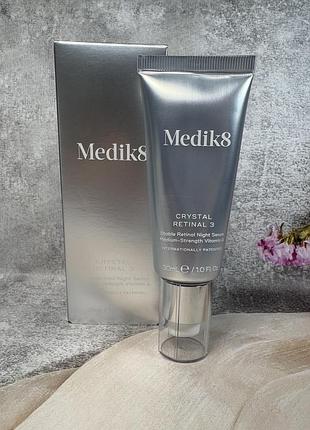 Антивікова нічна сиворотка medik8 crystal retinal 3