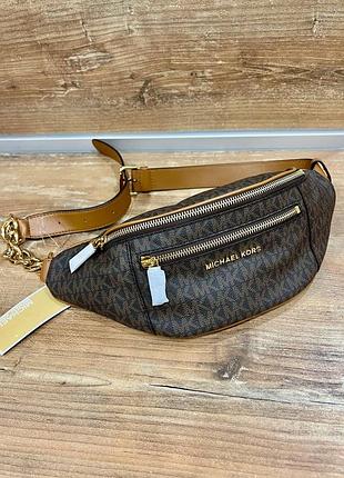 Жіноча сумка бананка через плече michael kors майкл корс