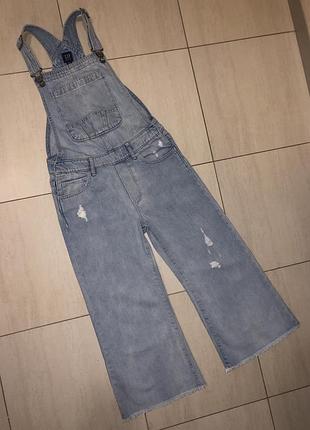 Комбенізон джинси широкі gap