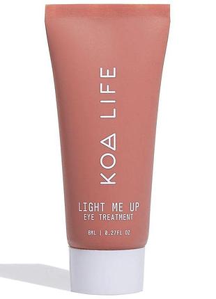 Koa life крем для шкіри навколо очей light me up eye treatment, 8 мл