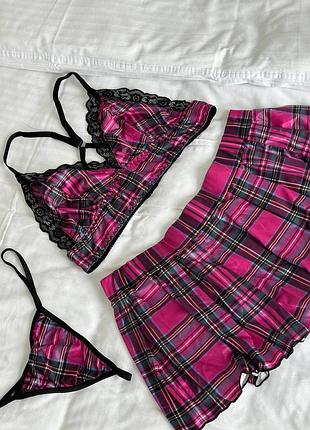 Эротический костюм школьницы plus size 8