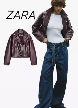 Куртка в байкерском стиле zara
