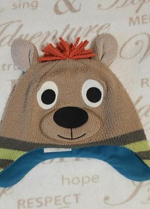 Шапка кенгуренок на 4-7 лет