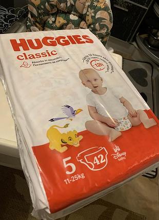 Підгузники haggies classic, 5 розмір