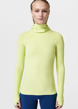 Sweaty betty london спортивный лонгслив для тренировок кофта спортивная рашгард для тренировок для йоги
