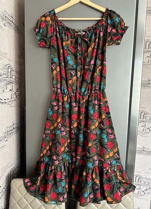 Квіткова літня сукня, плаття літнє