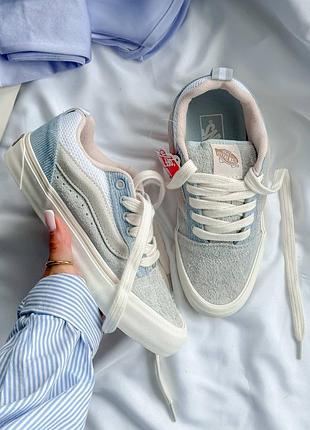Кеди vans knu school light blue