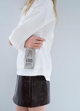 Бавовняна футболка з етикеткою zara