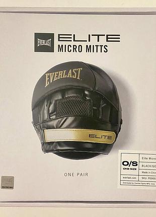 Тренувальні лапи everlast elite 2 punch mitts