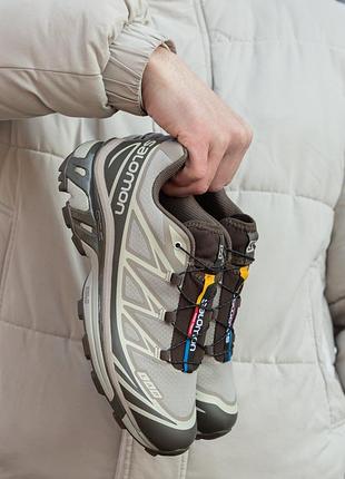 Кроссовки salomon xt-6 lab beige