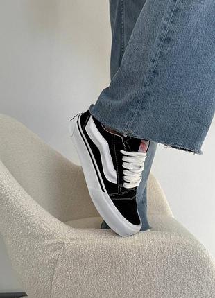 Vans knu skool platform black/ white