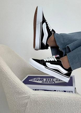 Vans knu skool platform black/ white