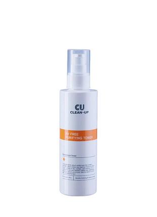 Очищаючий тонер для проблемної шкіри cuskin clean-up av free purifying toner 180 мл