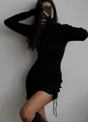 Плаття міні чорне коротке як zara ivina