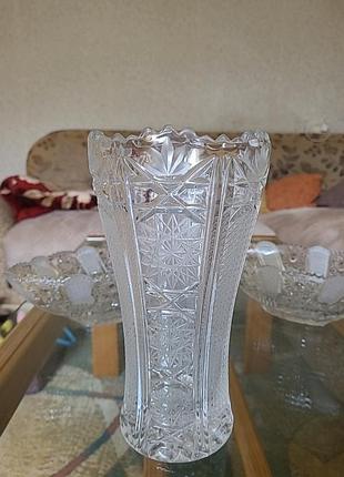 Ваза хрусталь винтаж