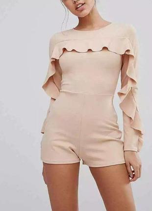 Женский комбинезон missguided с длинными рукавами