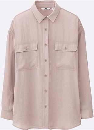 Жіноча блузка-сорочка uniqlo