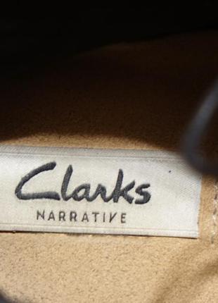 Легонькие кожаные оксфорды - броги на контрастной подошве clarks narrative англия 41 р.5 фото