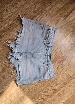 Levis 501 шорты джинсовые 5
