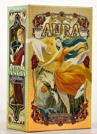 Карты таро аура (aura tarot) коллекционное издание, позолоченный срез
