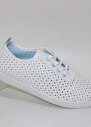 Кеди 112970 літні, мокасини спортивні, кросівки з перфорацією