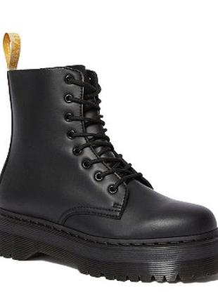 Dr. martens jadon ii vegan — mono black felix rub-off